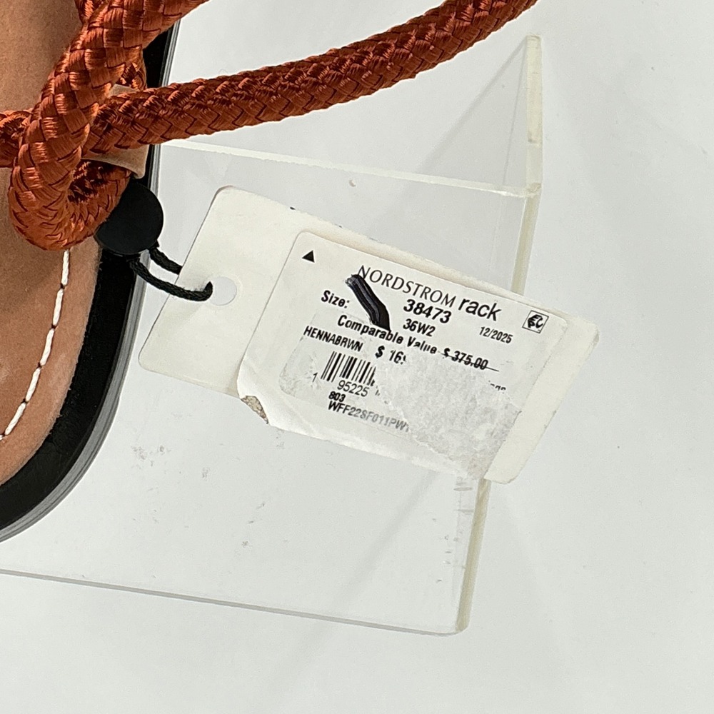 Rag & Bone Size 36 US 6 Henna Brown Lace Up Gladiator Sandals NEW Infinity $375 - Picture 14 of 14